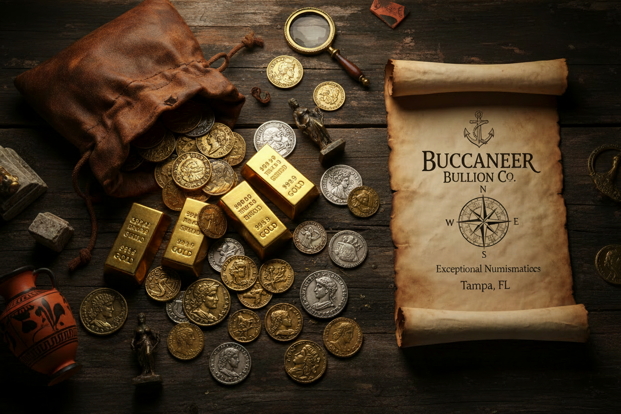 Buccaneer Bullion Co. Hero Banner - Exceptional Numismatics