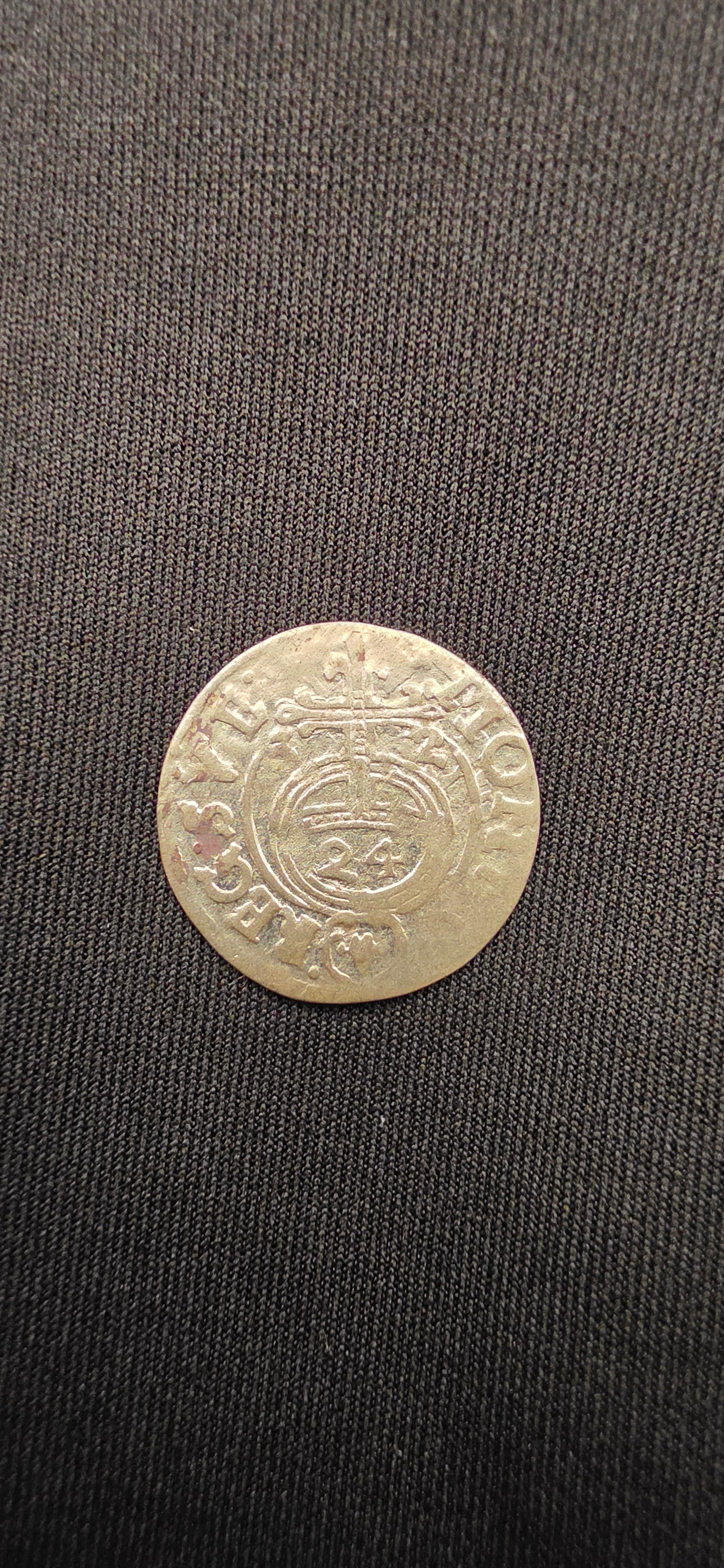1611–1632 Livonia Silver 1/24 Thaler – Gustav II Adolf (Gustavus Adolphus) – Early Hammered Silver Coin