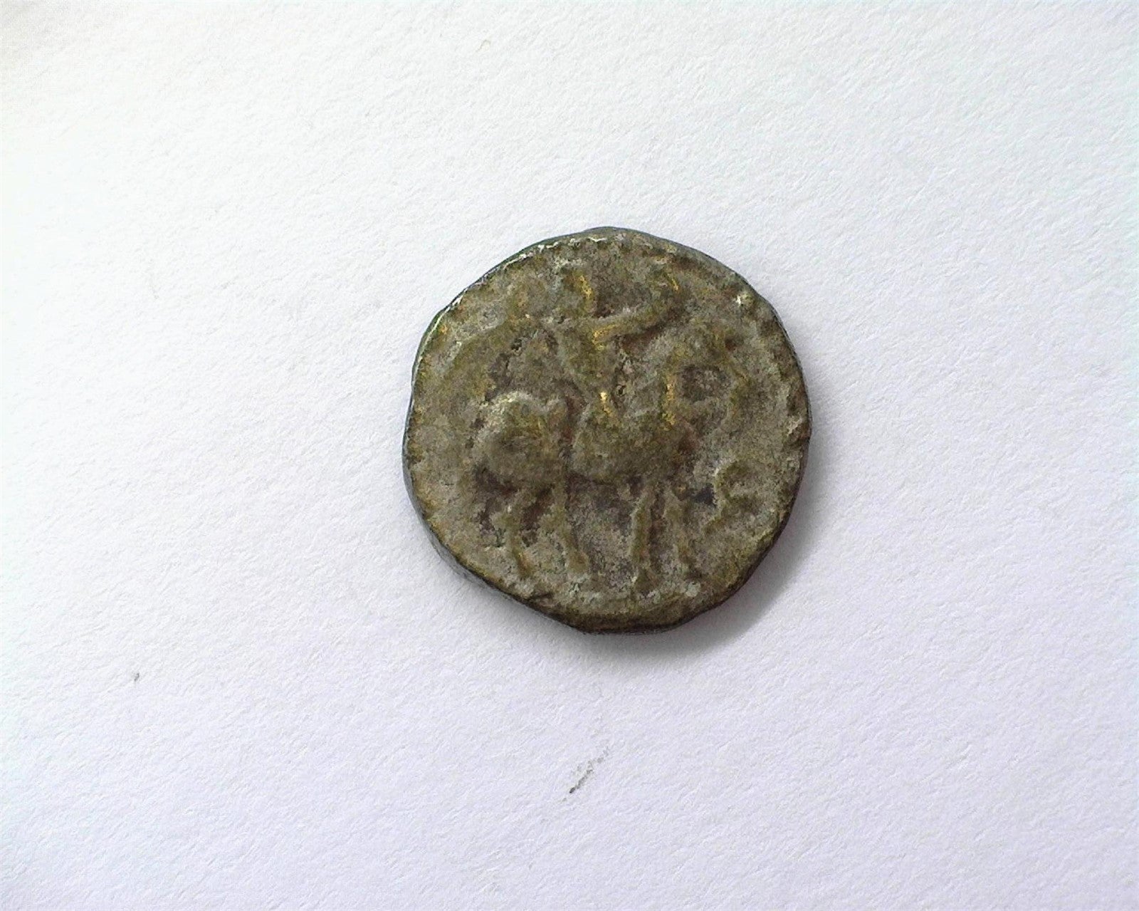 Ancient Indo-Scythian Bronze Coin of Azes I (circa 57–12 BC)
