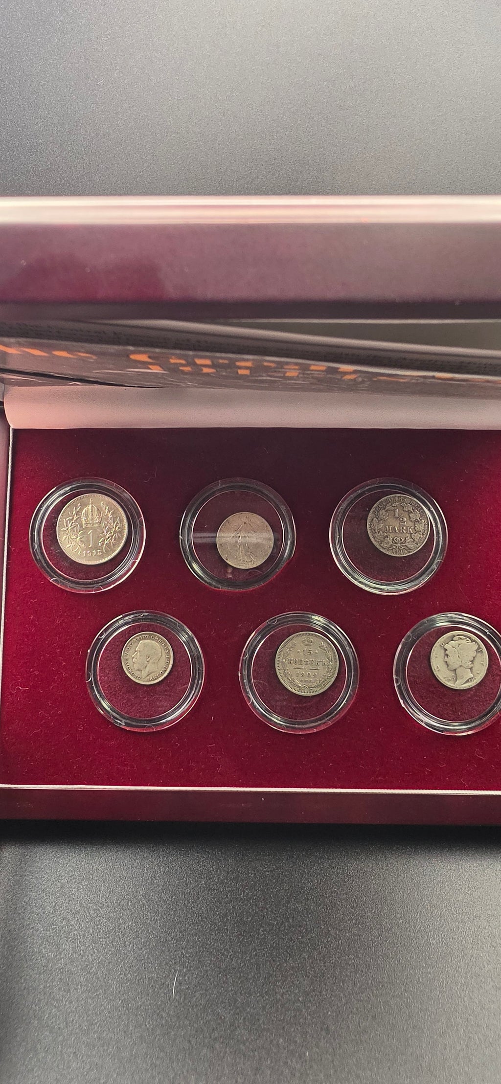 WW1 silver coin set