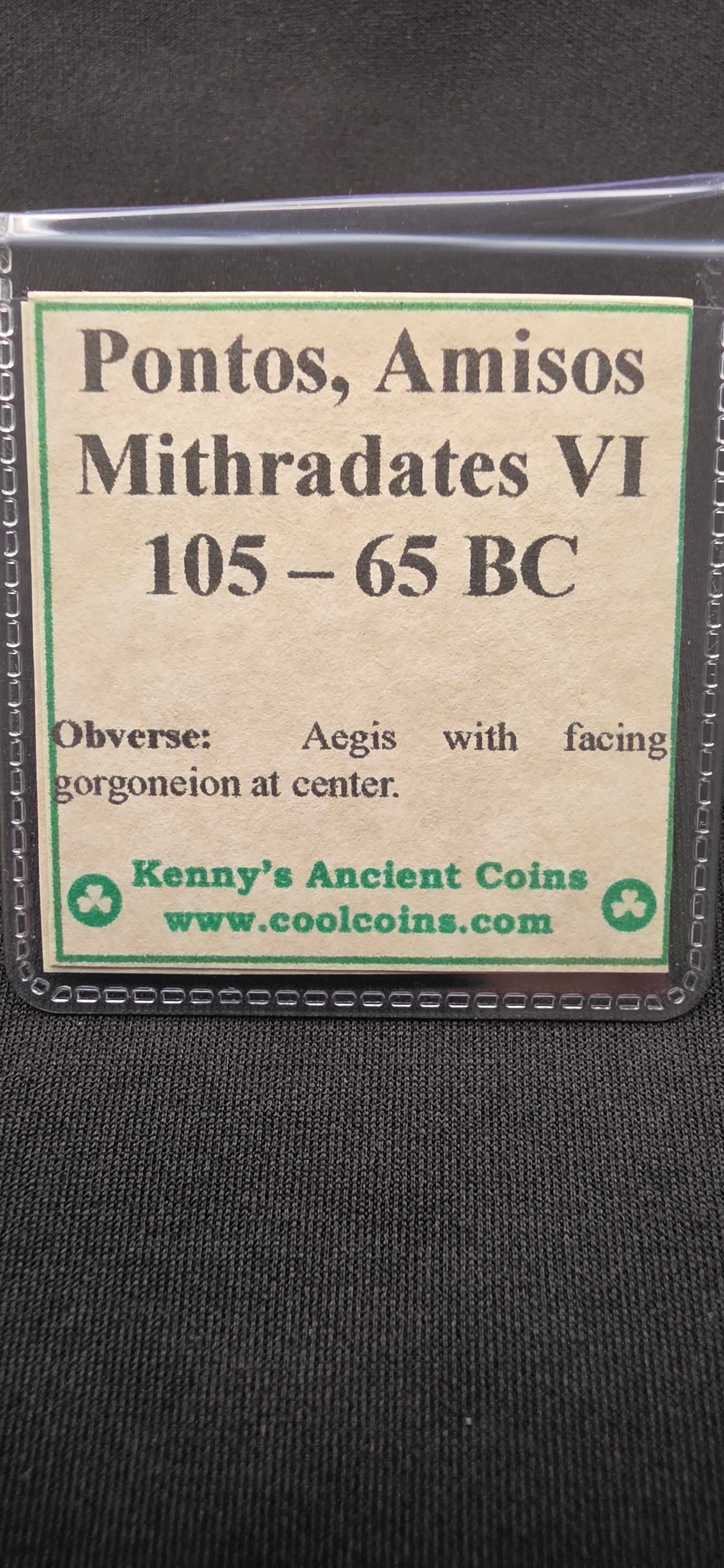 Pontos, Amisos AE Bronze – Mithradates VI Eupator (105–65 BC) Ancient Greek Coin