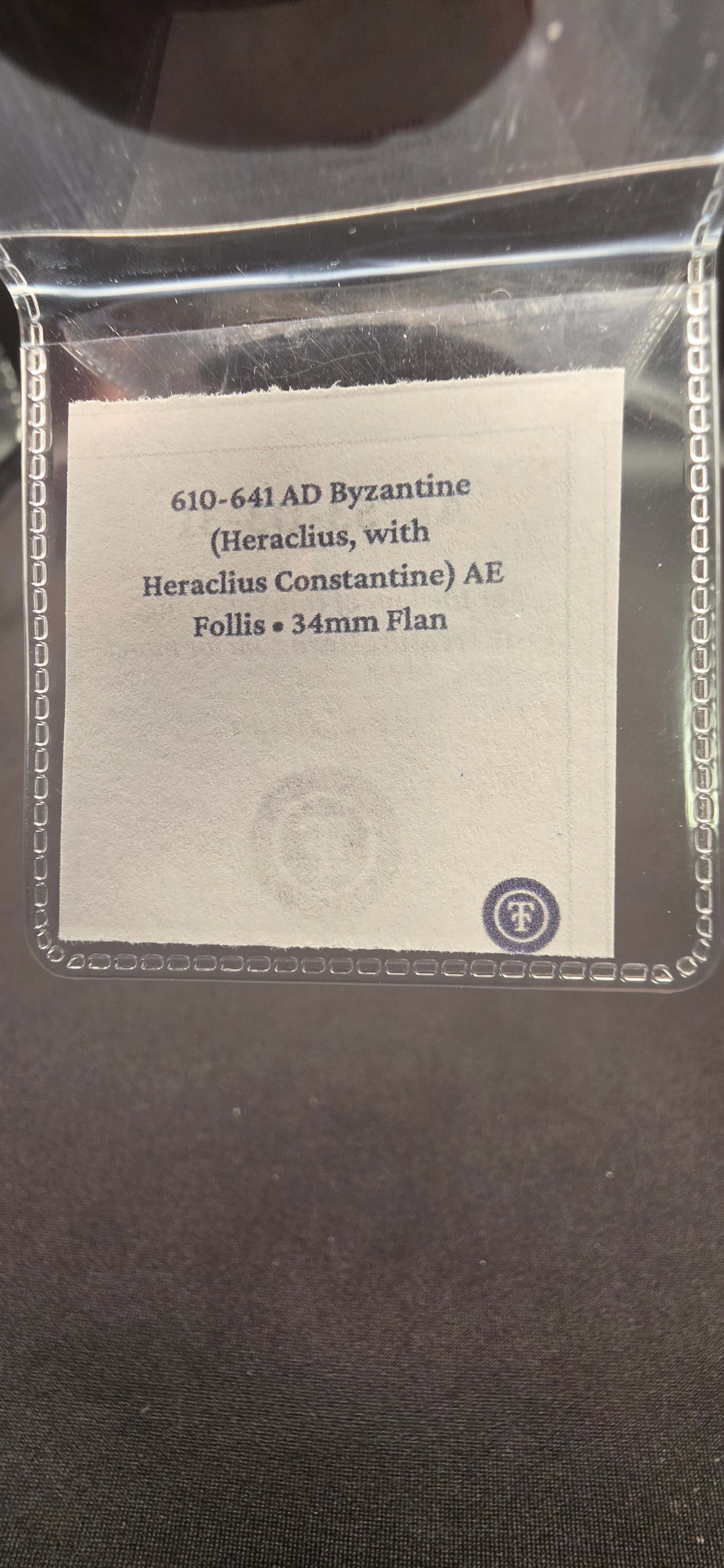 Byzantine Empire AE Follis of Heraclius & Heraclius Constantine (610–641 AD)