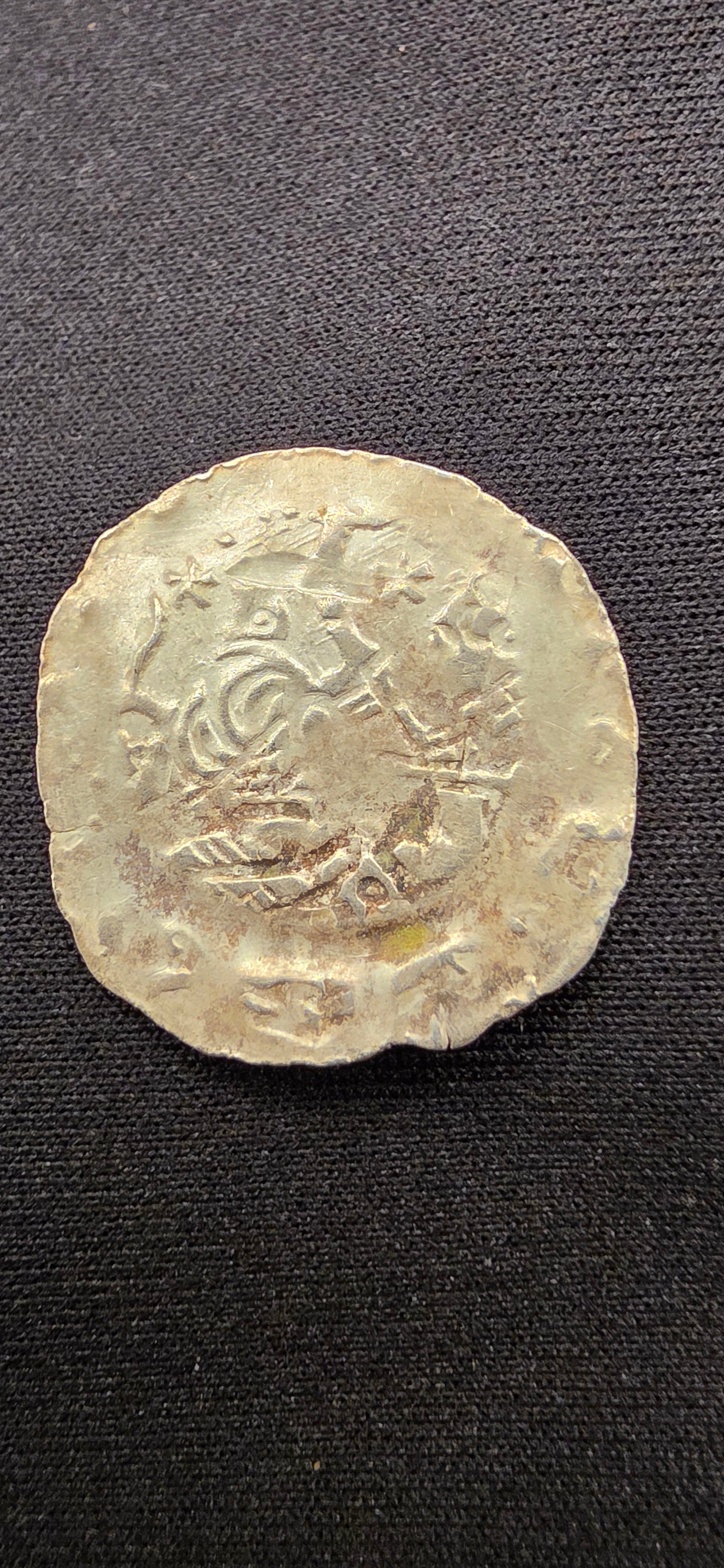 Medieval German Silver Pfennig Friedrich II Nuremberg Crusader Era c.1215-1250 AD