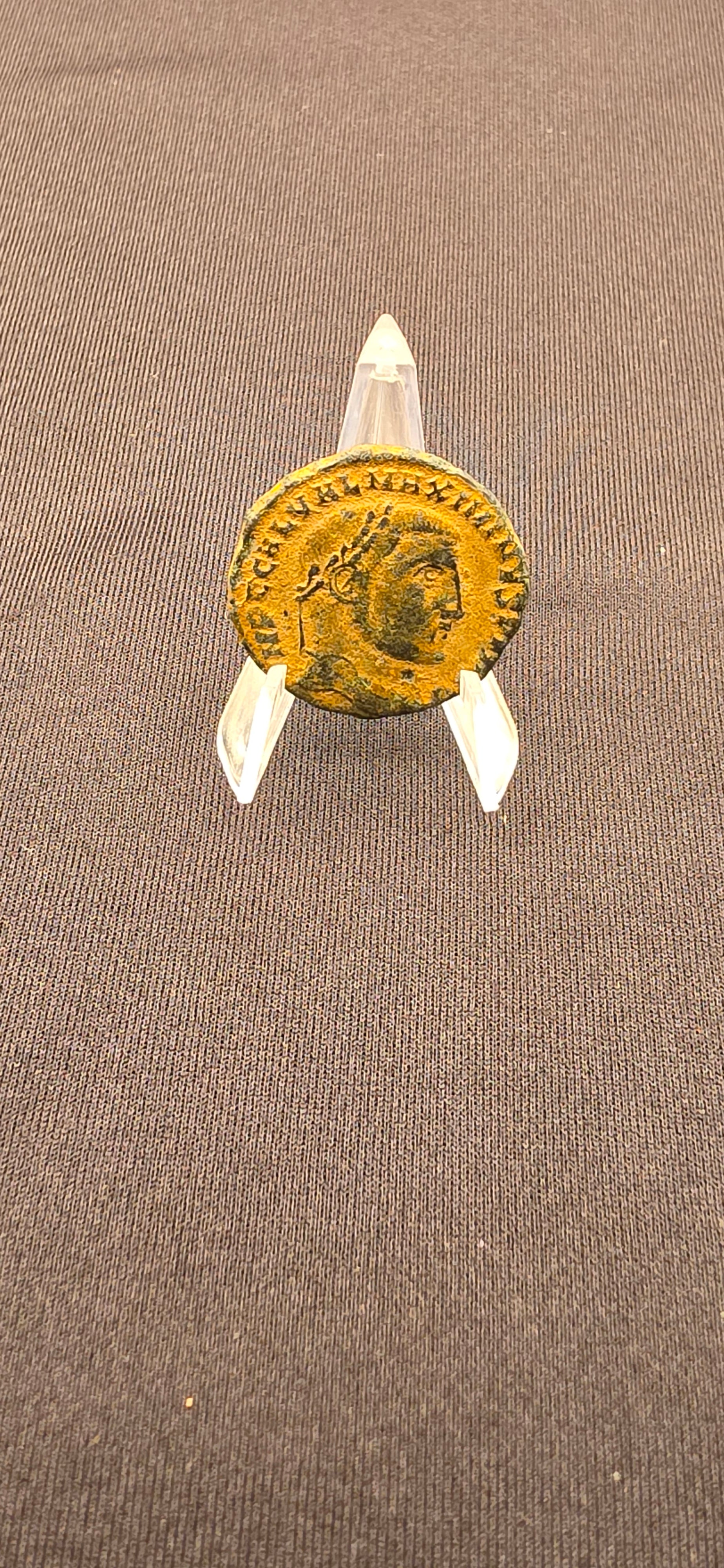 Roman Provincial AE Bronze of Maximinus II Daia – Tyche Reverse – Early 4th Century AD