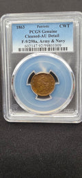 1863 Patriotic Civil War Token