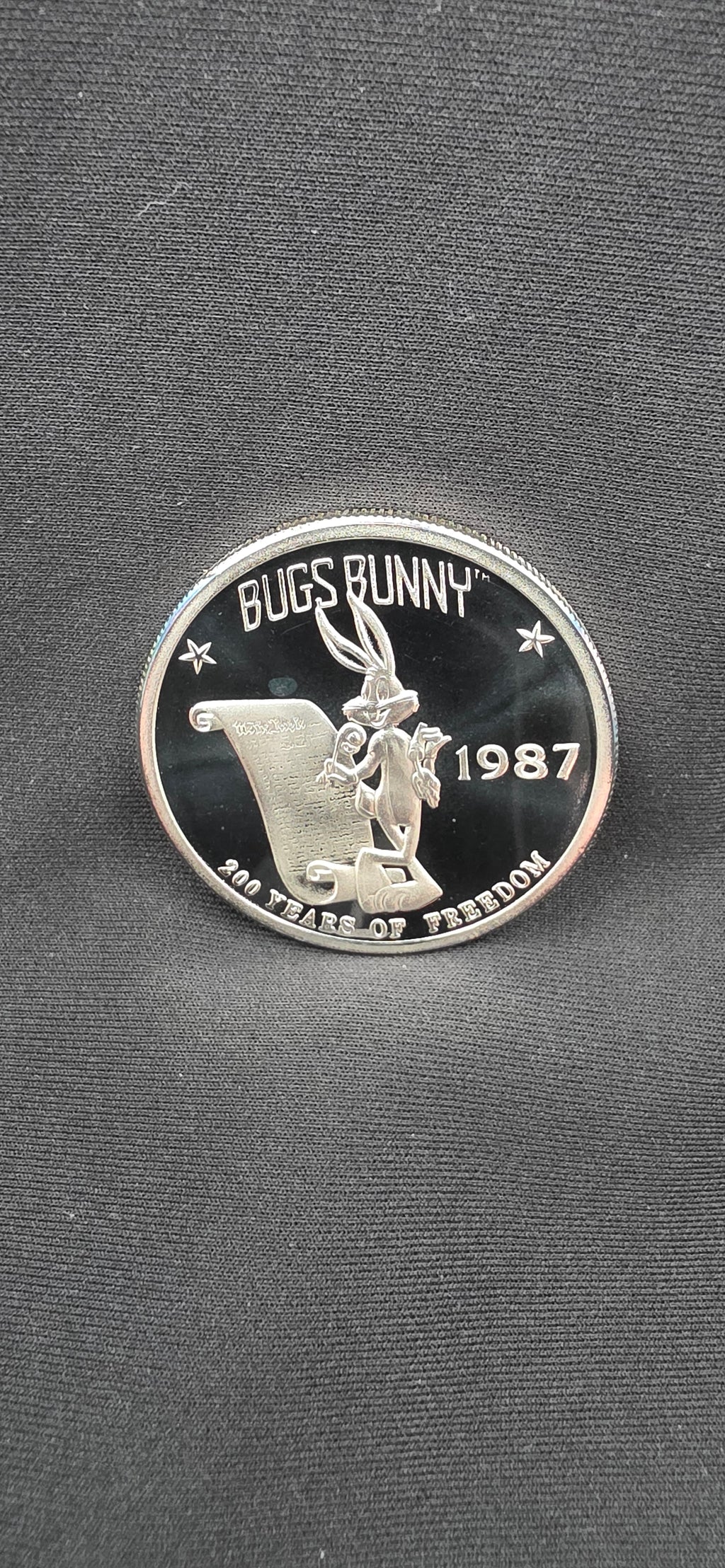 Buggs Bunny/ Looney Tunes 1oz Silver Round