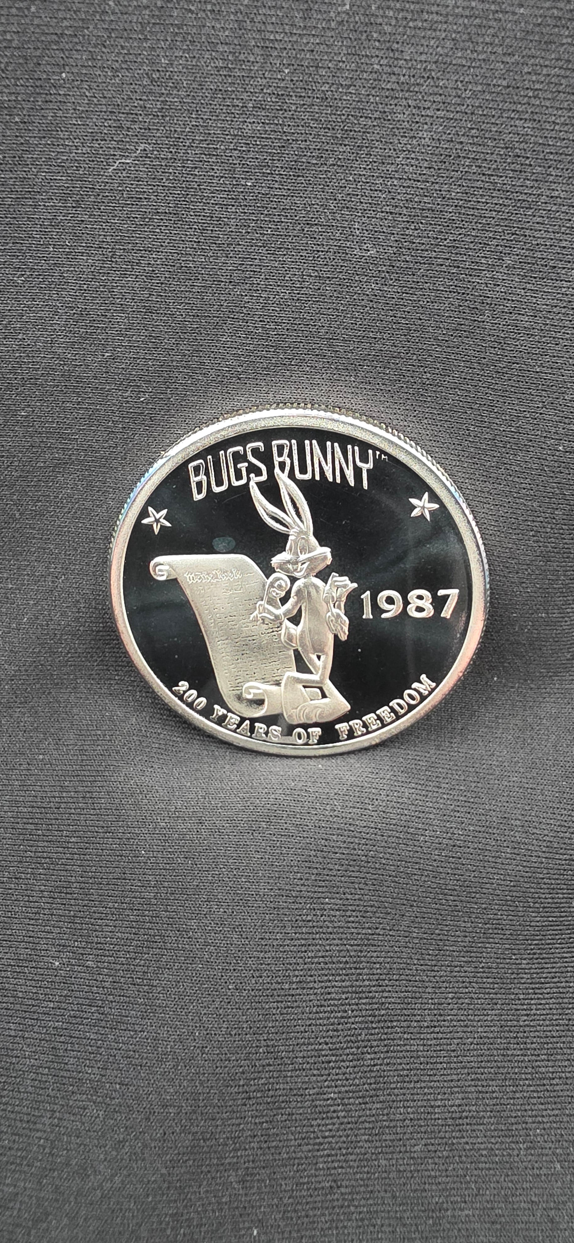 Buggs Bunny/ Looney Tunes 1oz Silver Round