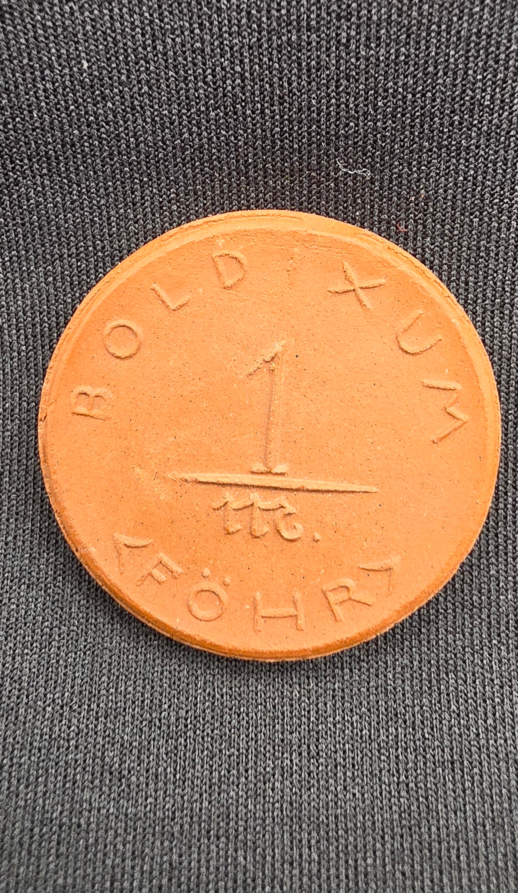 1920 Weimar Republic (City of Boldixum) Porcelain 1 Mark Notgeld