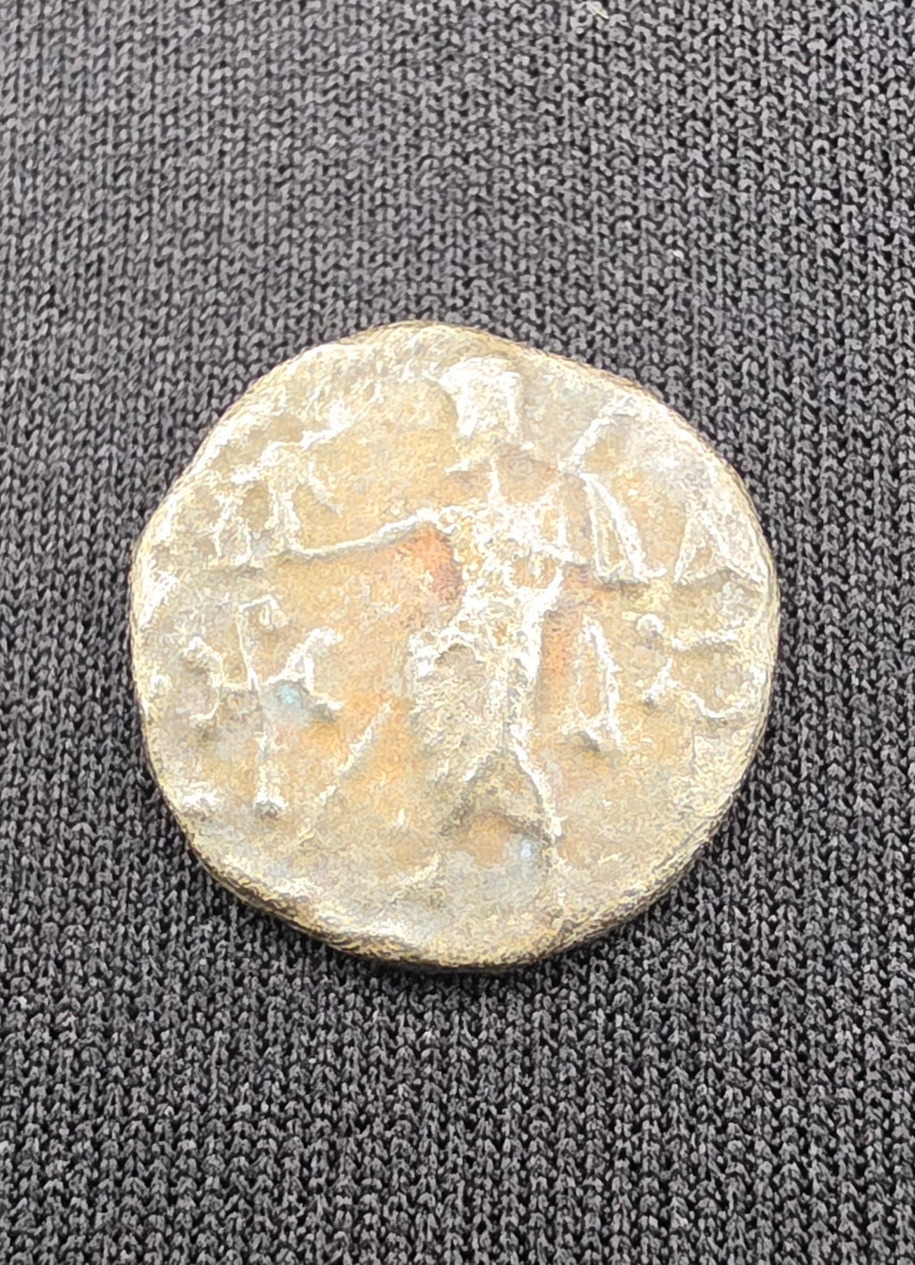 Ancient Indo-Scythian Bronze Coin of Azes I (circa 57–12 BC)