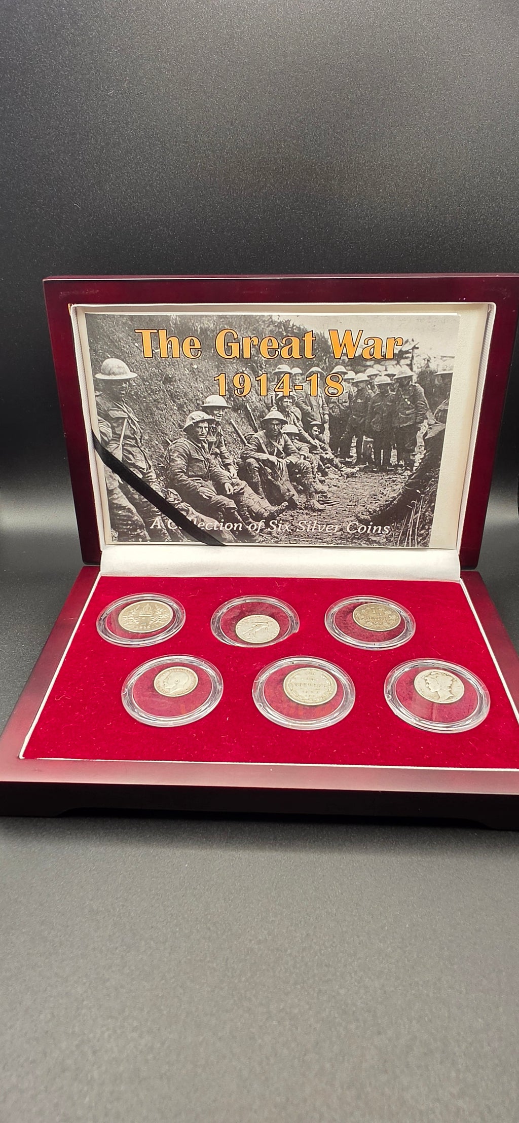 WW1 silver coin set