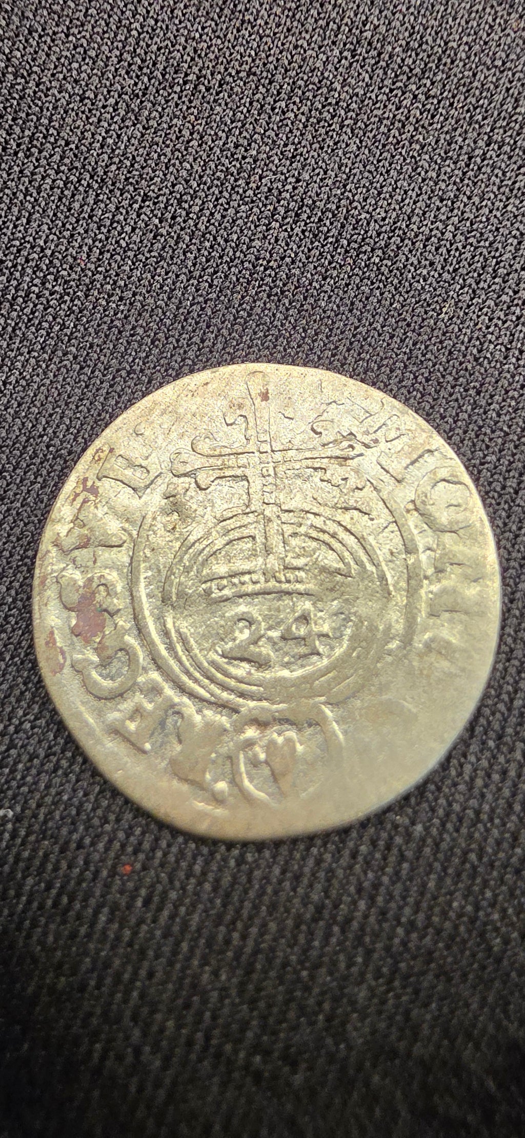 1611-1632 1/24 Thaler Silv Livonia Gustav II Adolf
