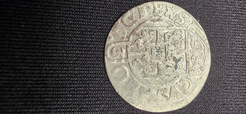 1611-1632 1/24 Thaler Silv Livonia Gustav II Adolf