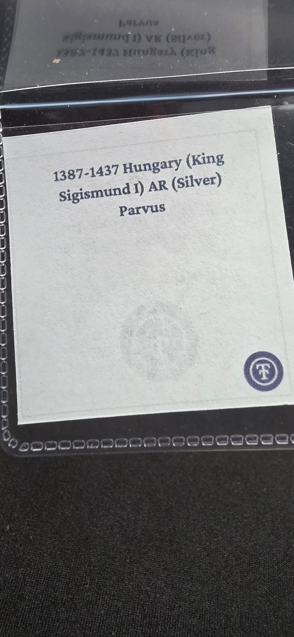 1387–1437 Hungary Silver Parvus of King Sigismund I
